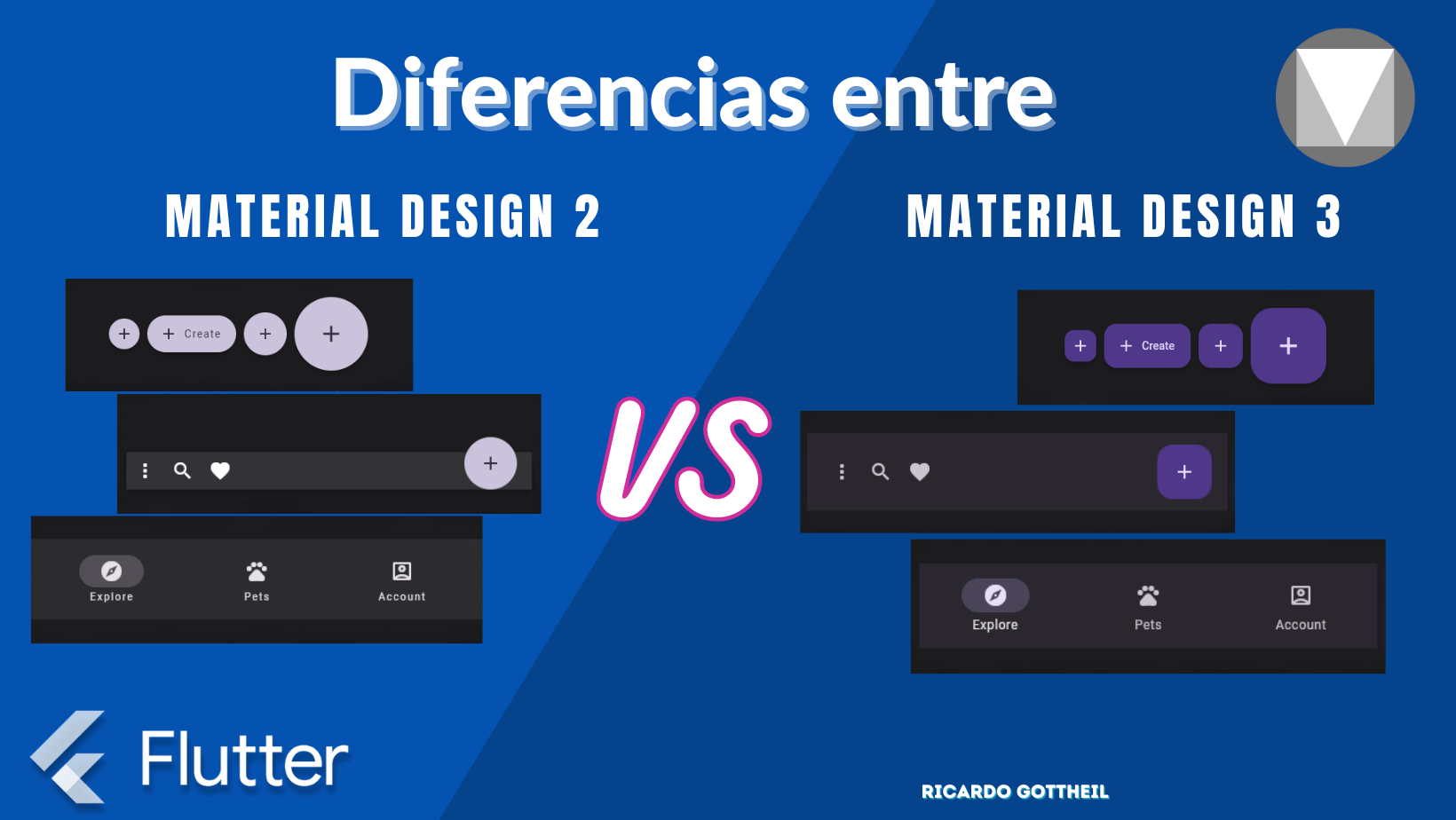 Portada - Diferencias entre Material Design 2 y Material Design 3